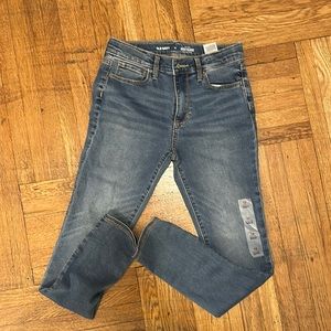 Old Navy Girls Sz 1 Rockstar Super Skinny Denim Jeggings Sz 12